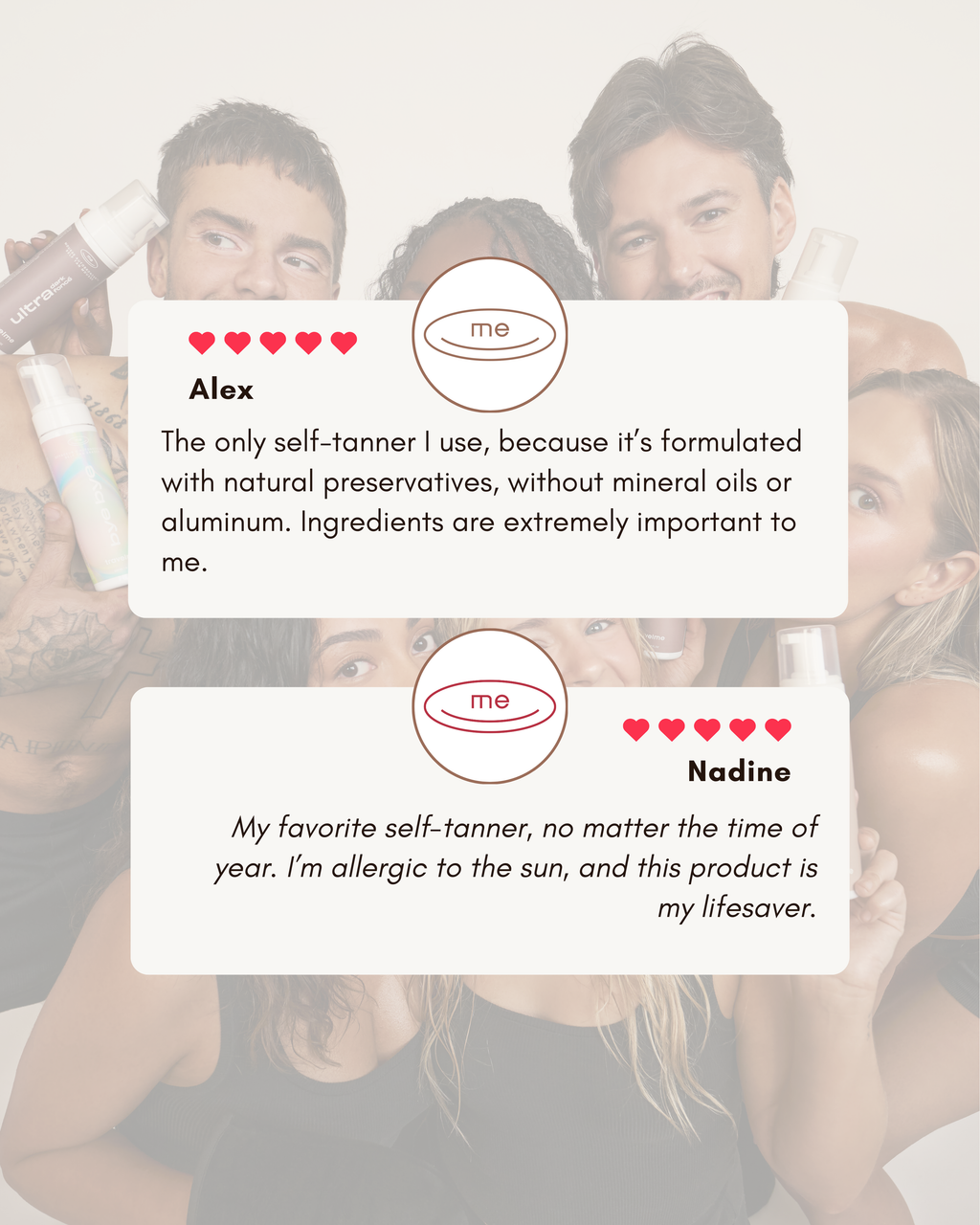 Medium self-tanning mousse