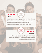 Montage de commentaires de clients sur le produit Mousse autobronzante Médium - TravelMe